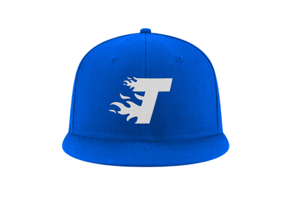 T FLAME LOGO FITTED CAP